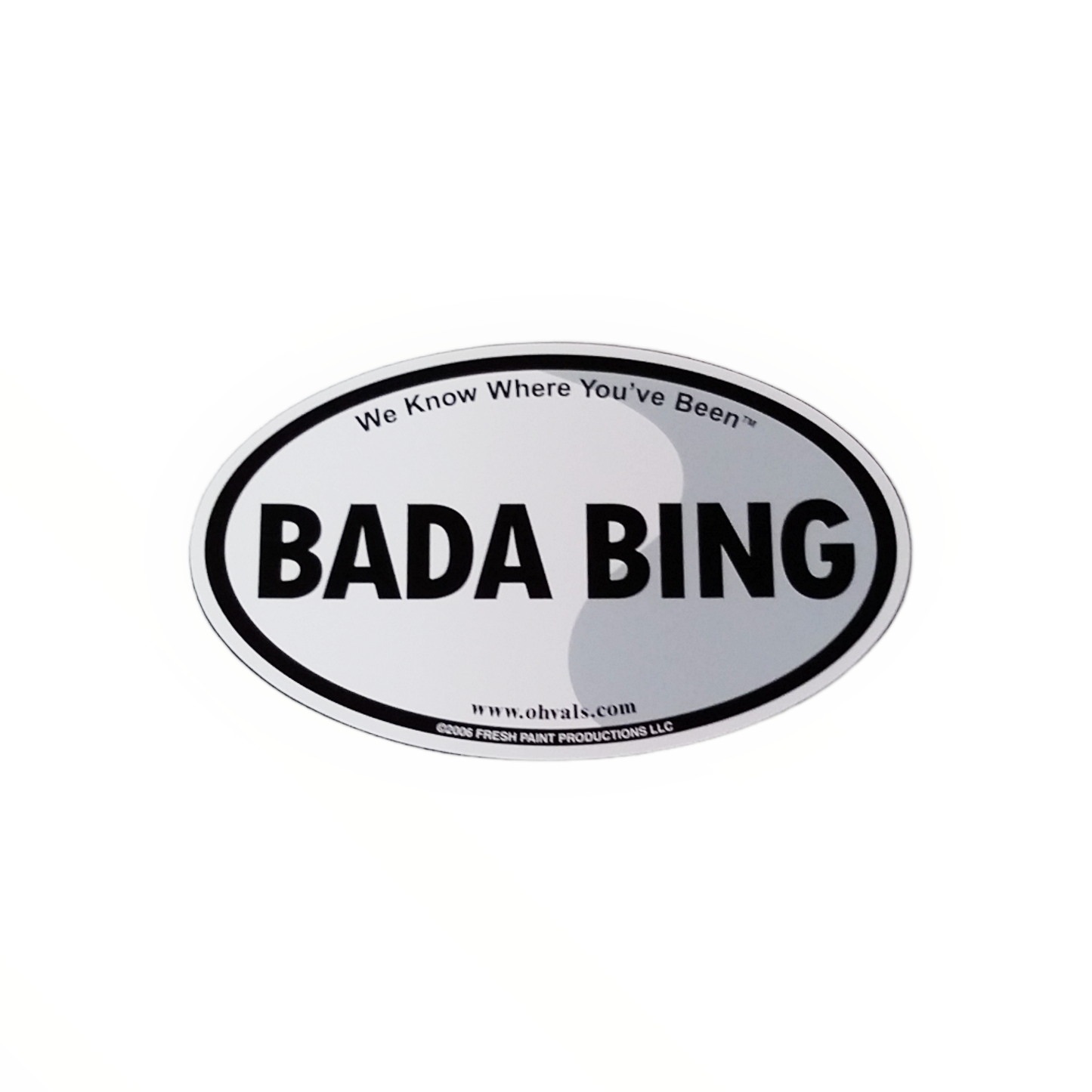 BADA-BING Oval Magnet
