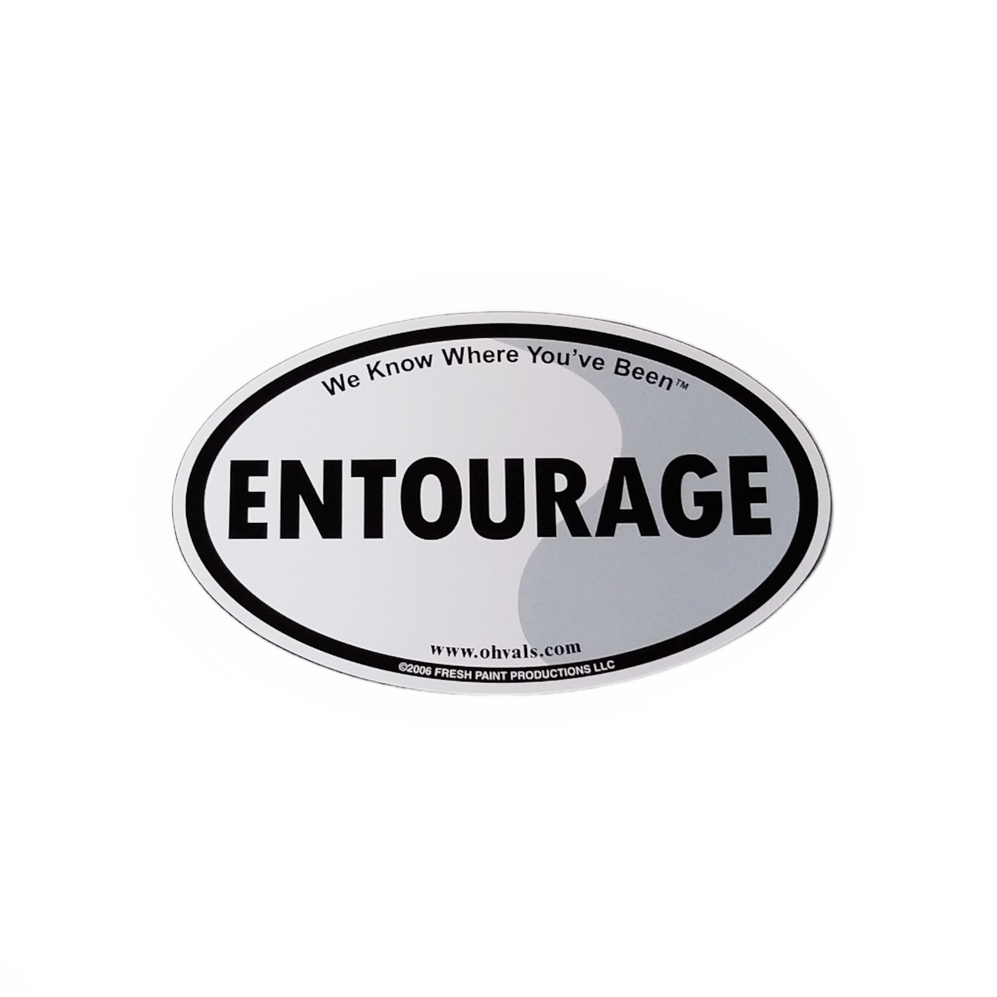 ENTOURAGE Oval Magnet