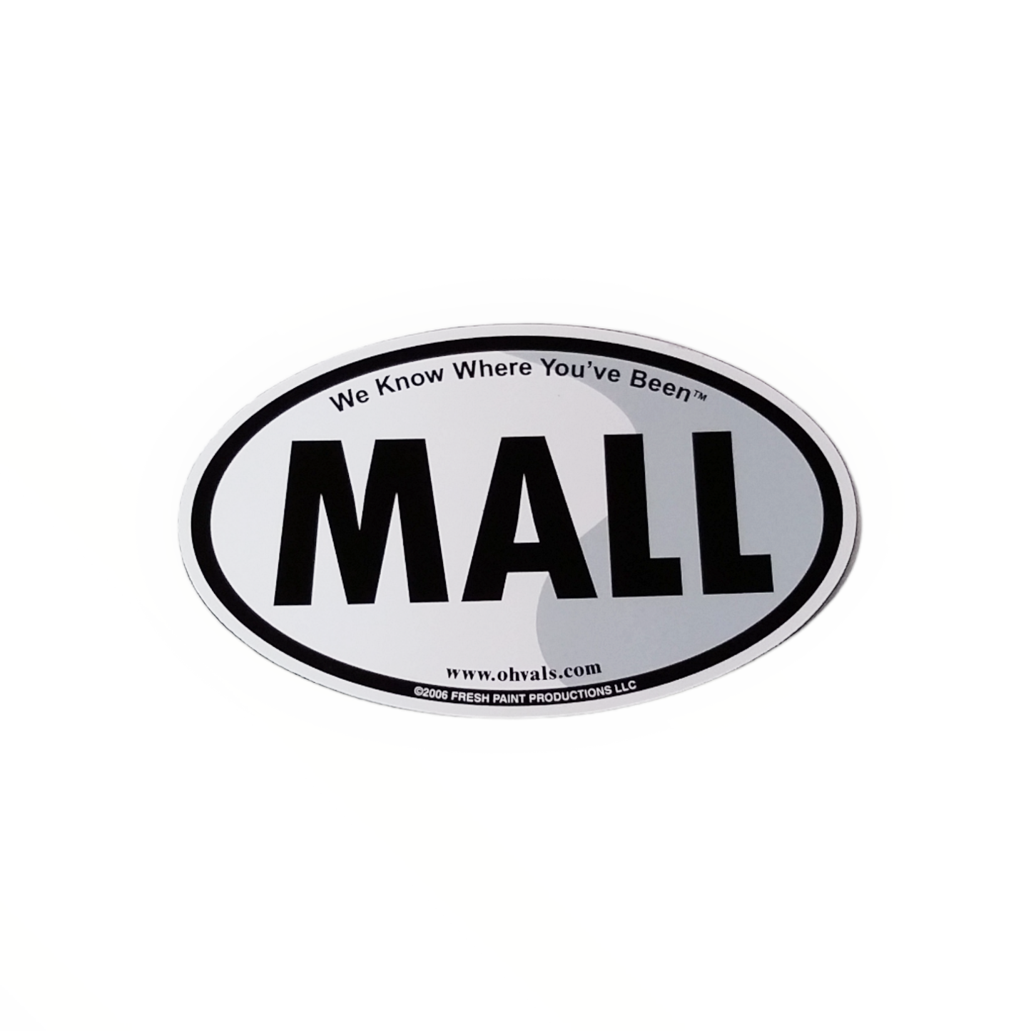 MALL Oval Magnet