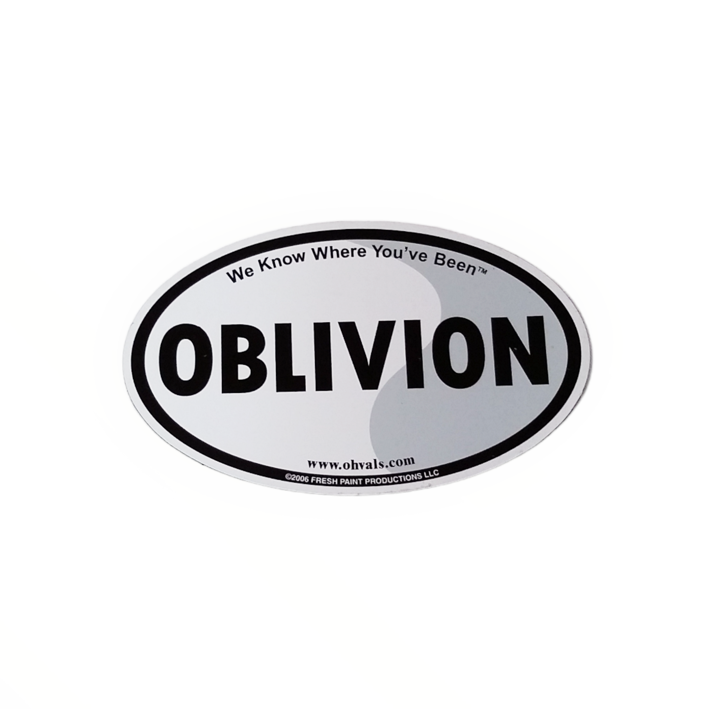 OBLIVION Oval Magnet