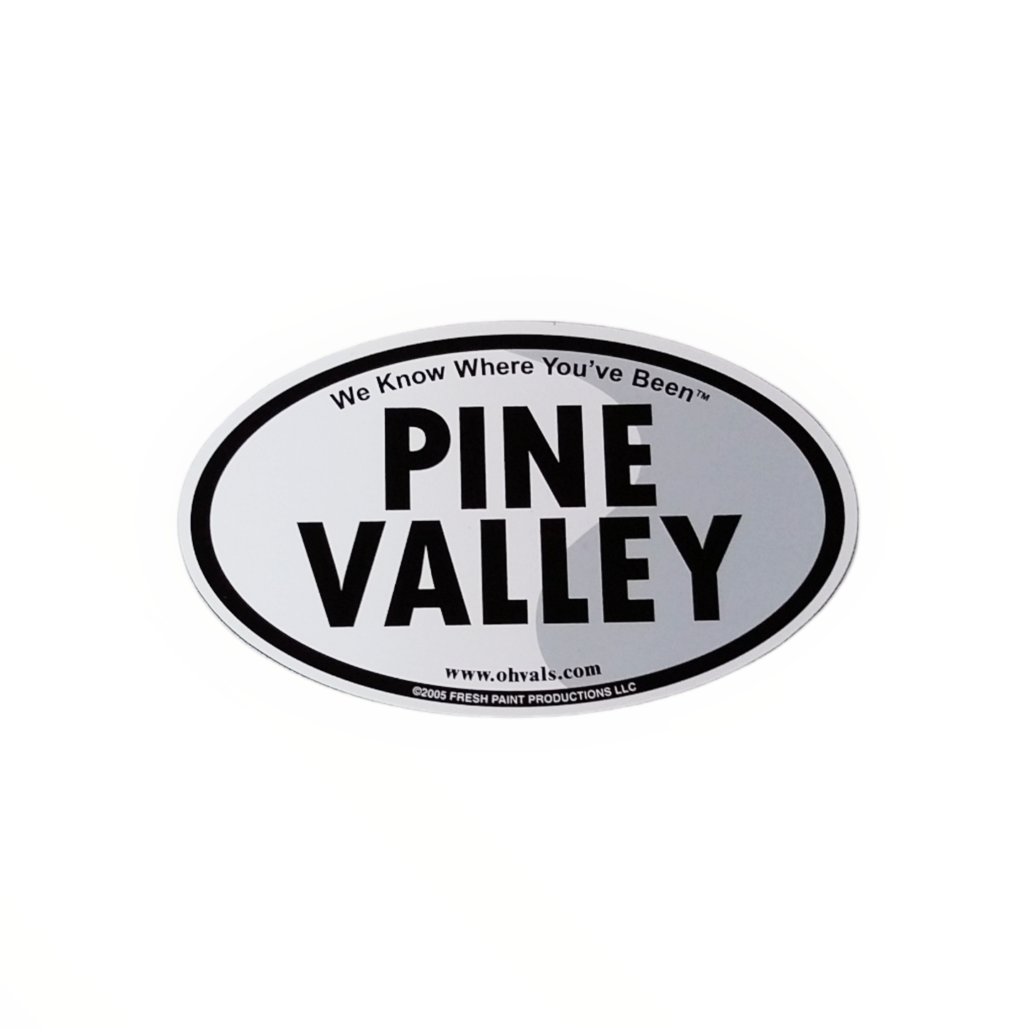 PINE VALLEY Oval Magnet