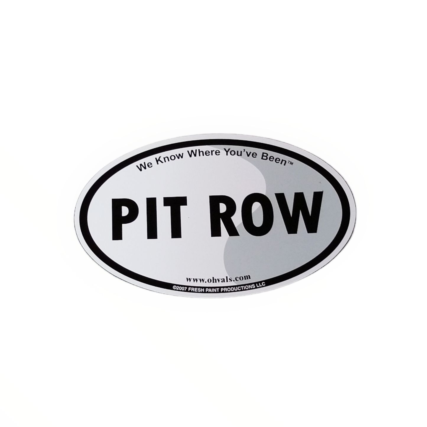 PIT ROW Oval Magnet
