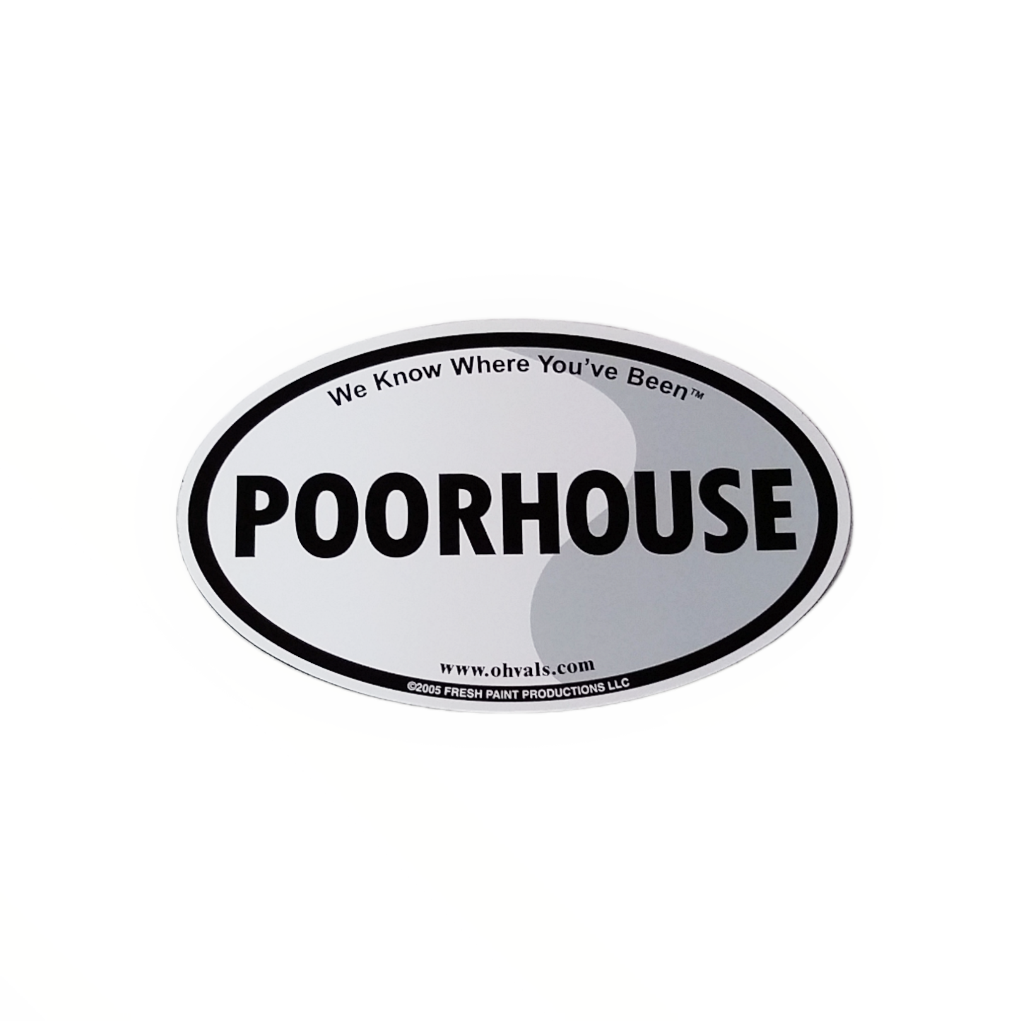 POORHOUSE Oval Magnet