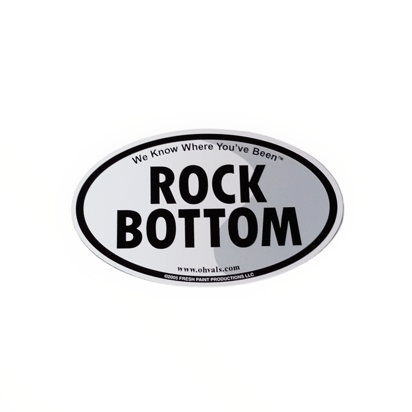 ROCK BOTTOM Oval Magnet