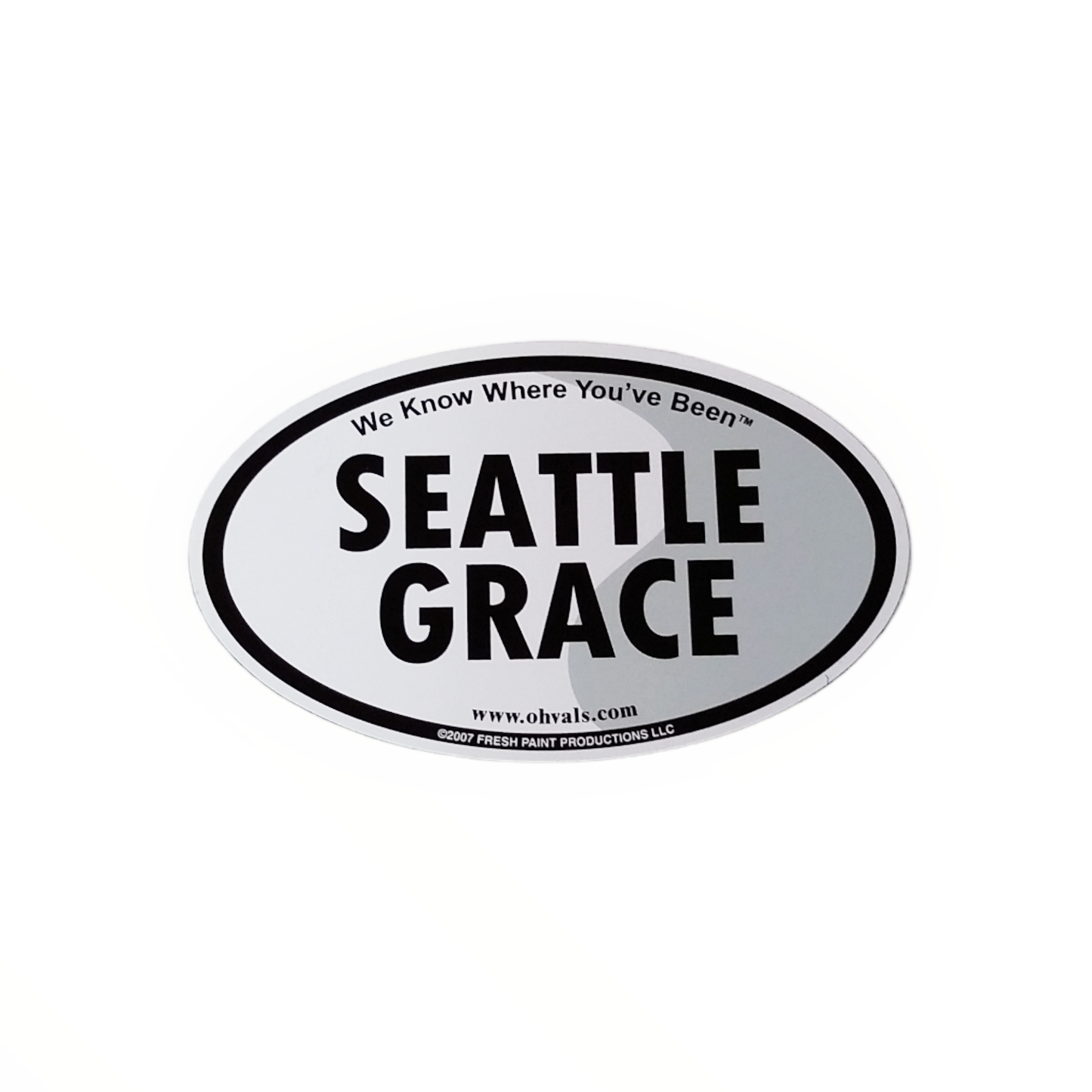 SEATTLE GRACE Oval Magnet