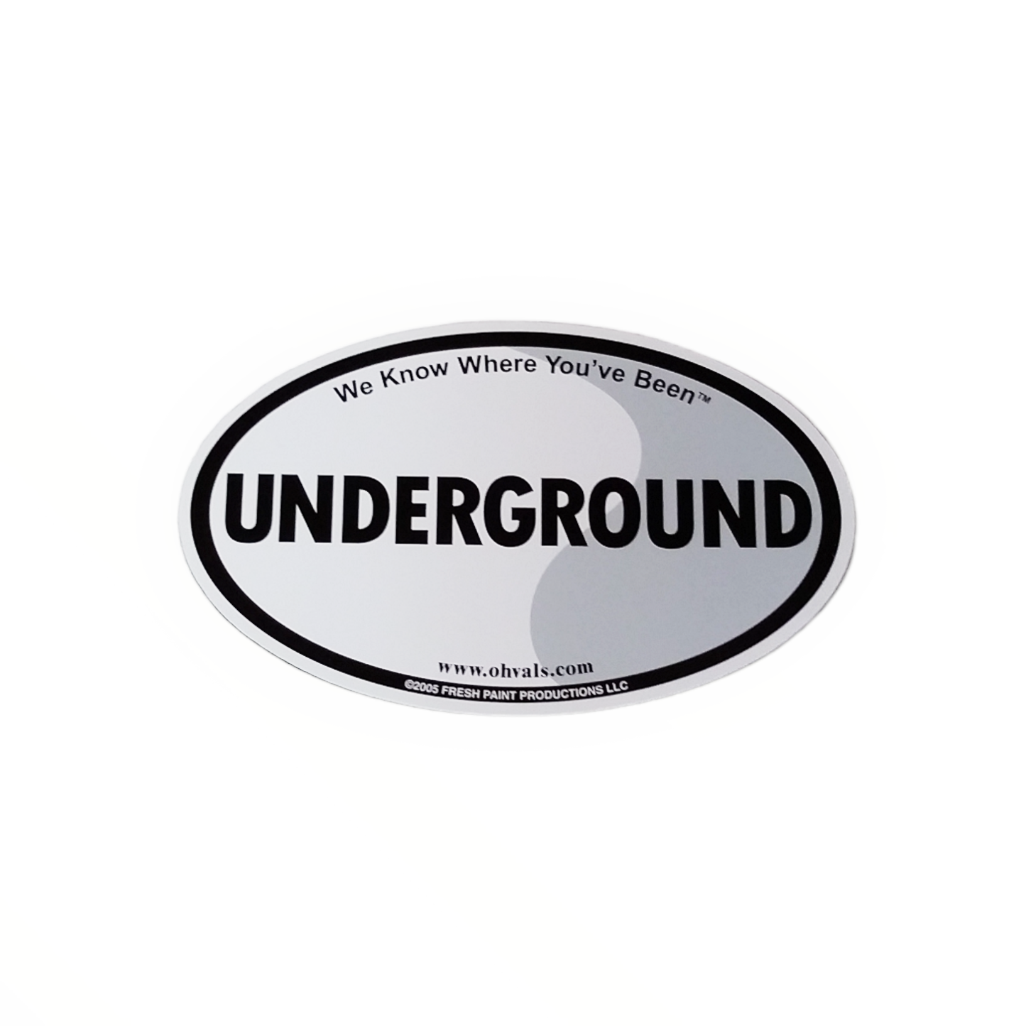 UNDERGROUND Oval Magnet