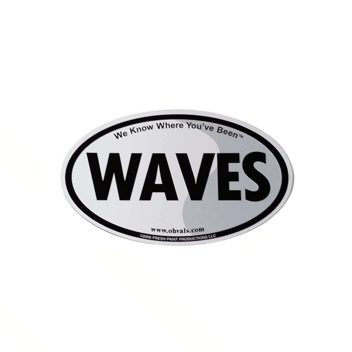 WAVES Oval Magnet