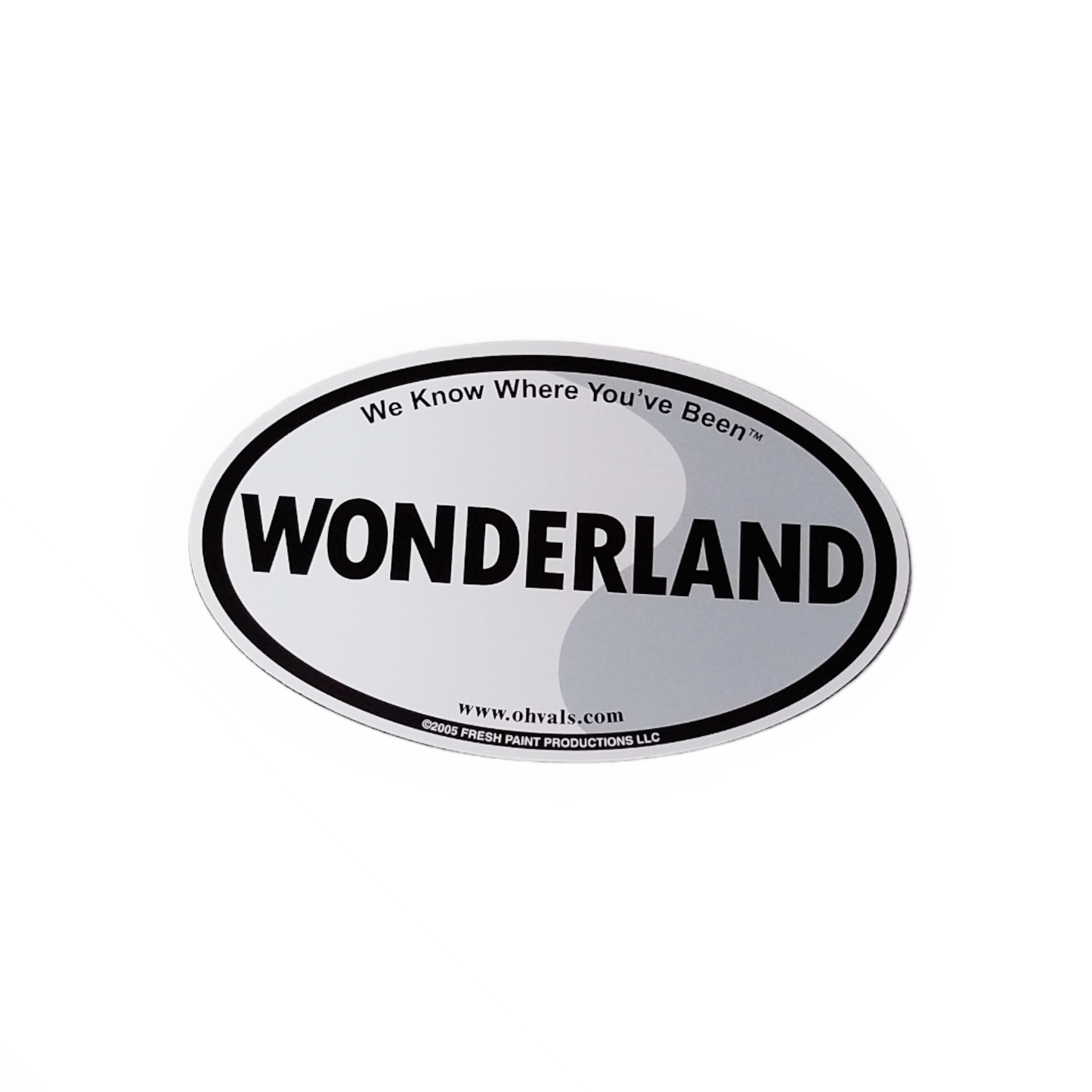 WONDERLAND Oval Magnet