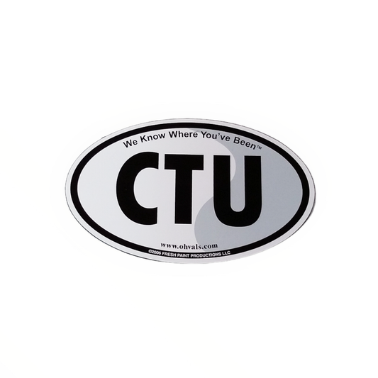 CTU Oval Magnet