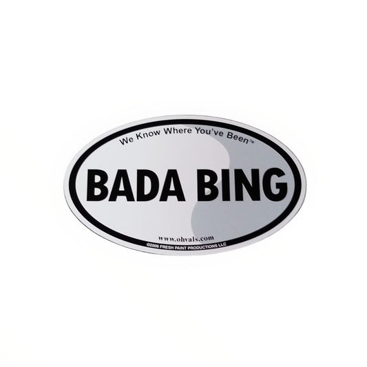 BADA-BING Oval Magnet