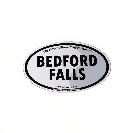BEDFORD FALLS Oval Magnet