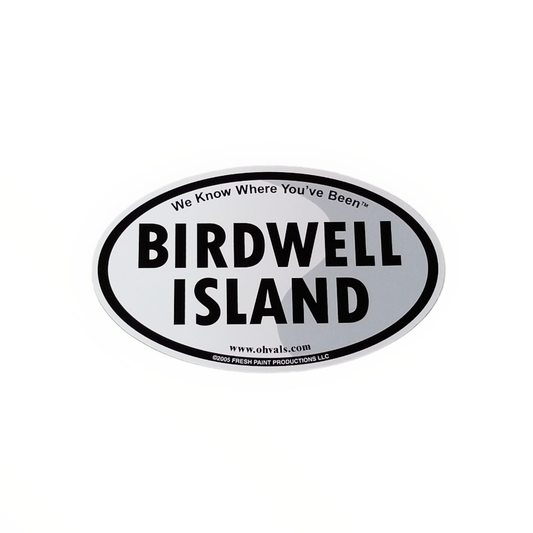 BIRDWELL ISLAND Oval Magnet