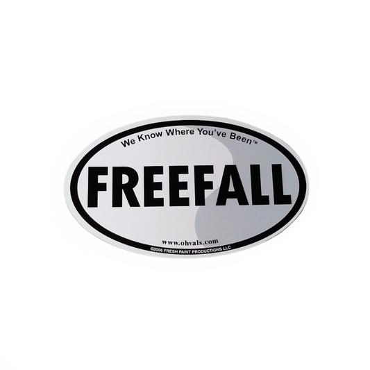 FREEFALL Oval Magnet