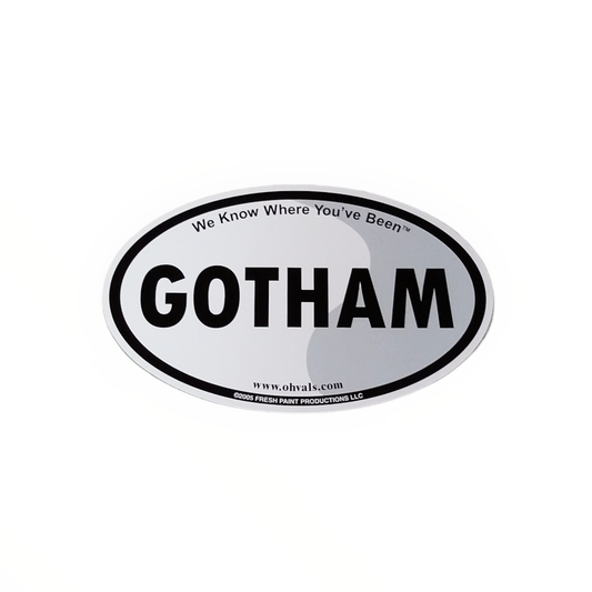 GOTHAM Oval Magnet