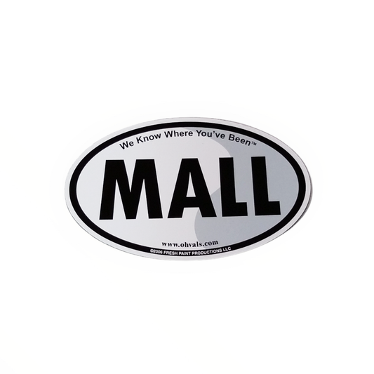 MALL Oval Magnet