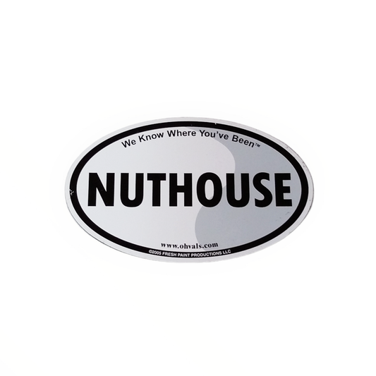 NUTHOUSE Oval Magnet