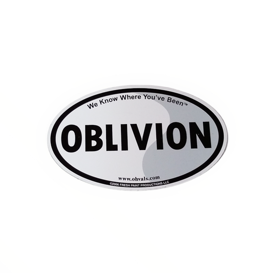 OBLIVION Oval Magnet
