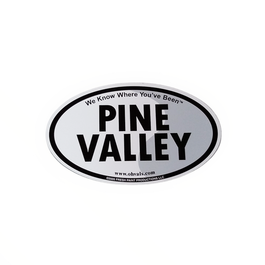 PINE VALLEY Oval Magnet