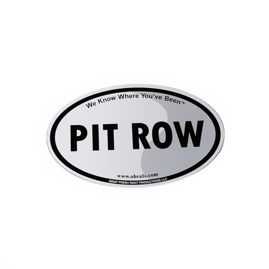 PIT ROW Oval Magnet