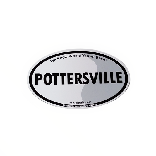POTTERSVILLE Oval Magnet