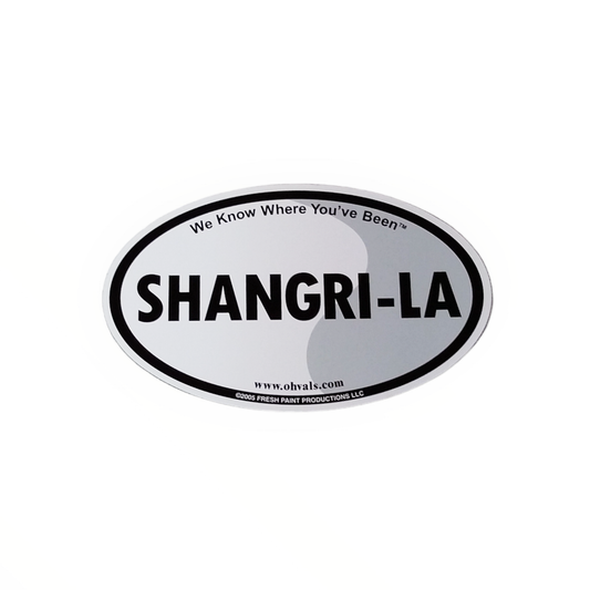 SHANGRI-LA Oval Magnet