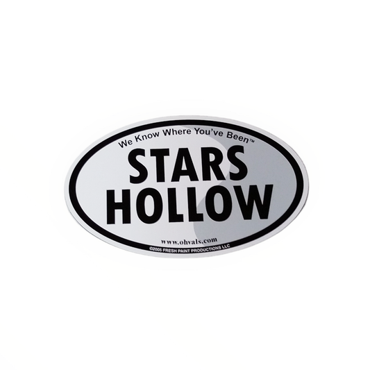 STARS HOLLOW Oval Magnet