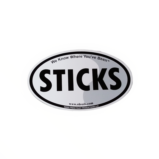 STICKS Oval Magnet