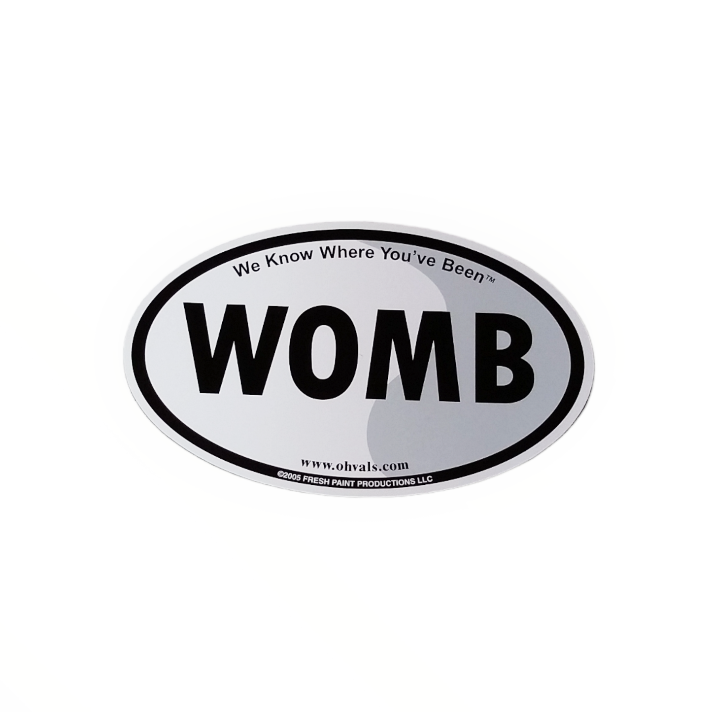 WOMB Oval Magnet