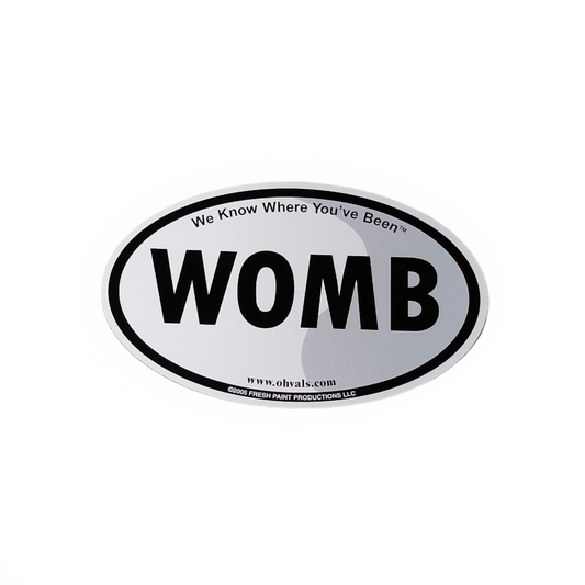 WOMB Oval Magnet