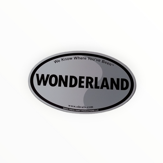 WONDERLAND Oval Magnet