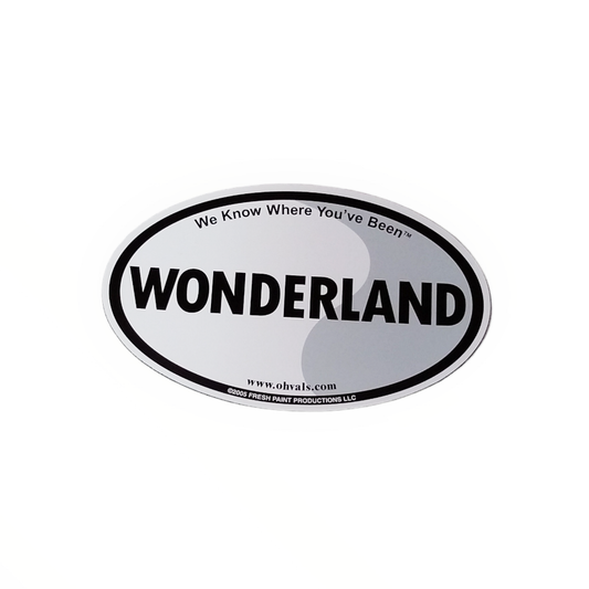 WONDERLAND Oval Magnet