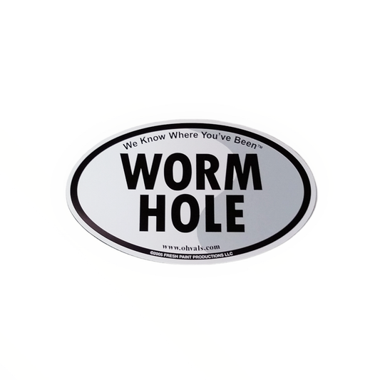 WORMHOLE Oval Magnet